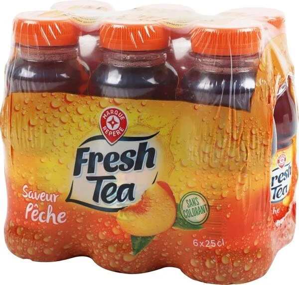 Boisson au thé pêche - 6 x 25 cl UNITÉ