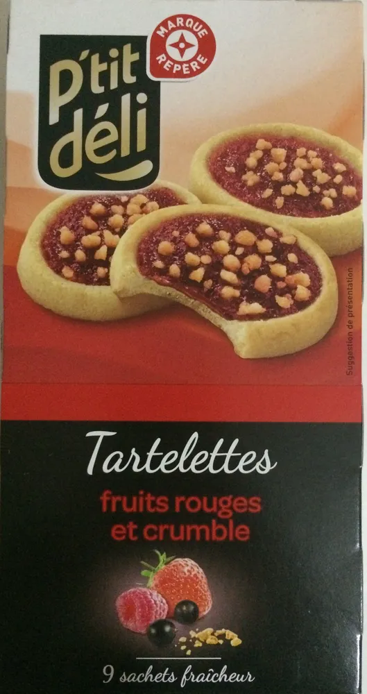 P'tit déli - Tartelettes fruits rouges et crumble