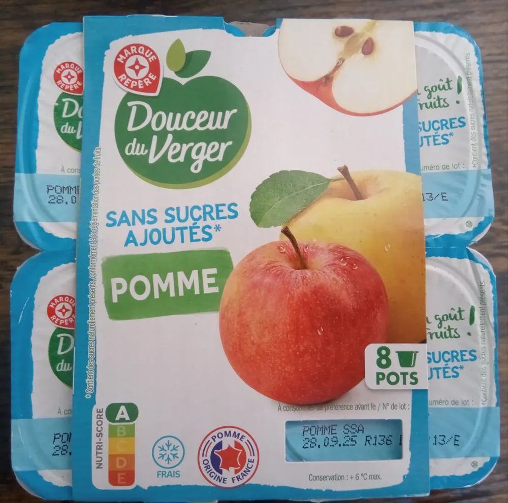 Compote Pomme sans Sucres Ajoutés