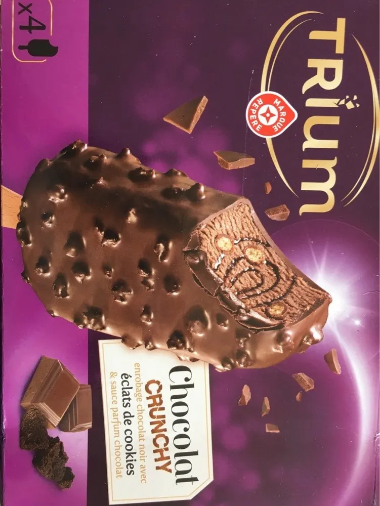 Trium gourmand crunchy chocolat x 4