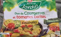 Duo de courgettes et tomates cerises