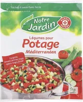 Légumes pour potage méditerranéen