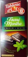 Chocolat Noir Fourré menthe