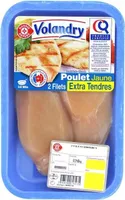 Filets de poulet jaune extra tendres certifiés x 2