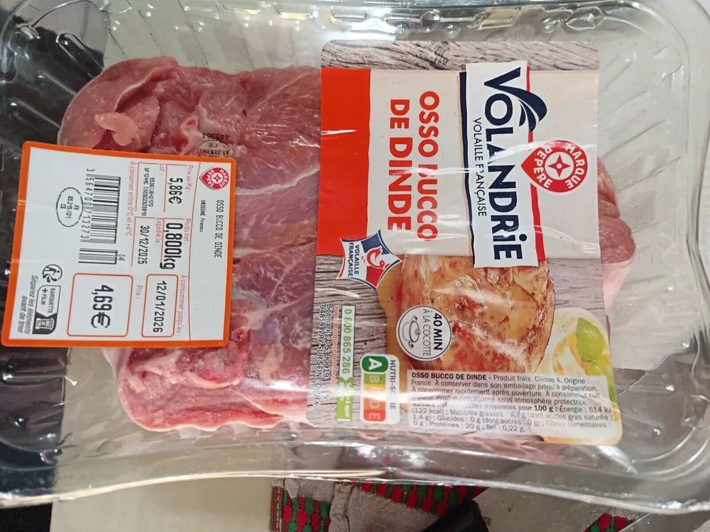 Dinde osso bucco