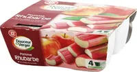 Compote pomme rhubarbe Douceur du verger