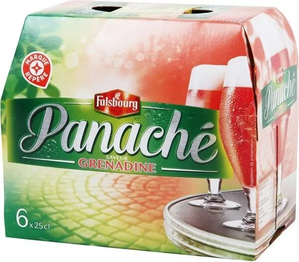 Panaché saveur grenadine 0.7% vol
