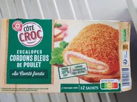 Escalopes cordon bleu comté x 2
