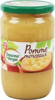 Compote de pommes avec morceaux