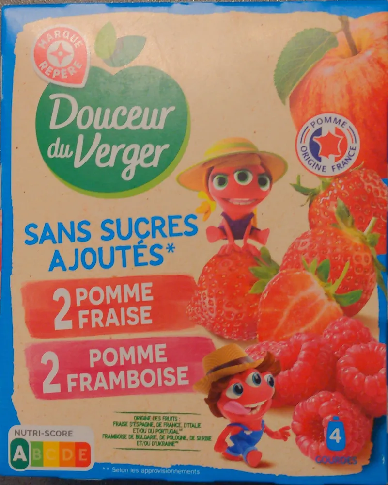 Douceur du verger sans sucres ajoutés