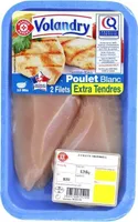 Filets de poulet blanc extra tendres certifiés x 2
