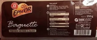 Baguette précuite