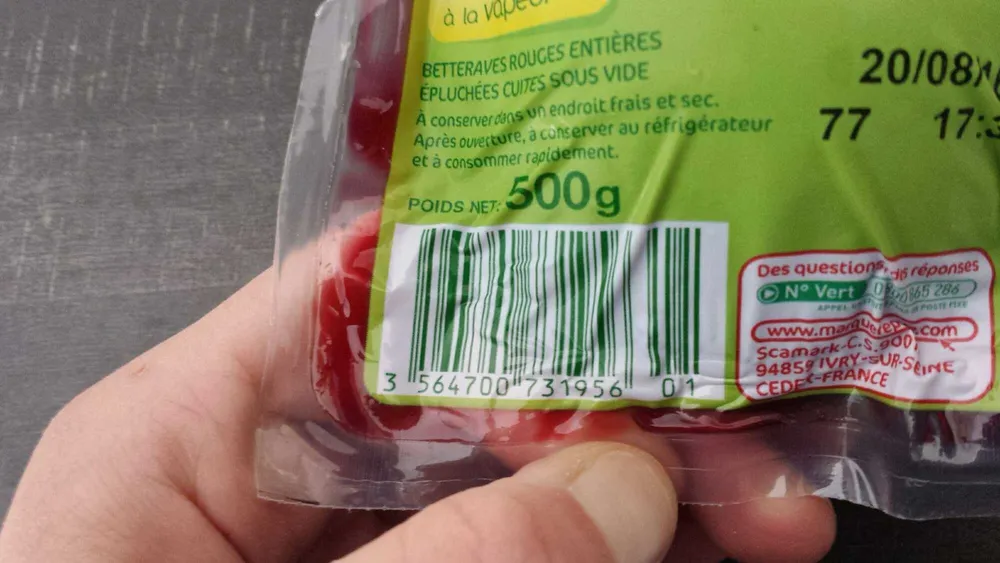 Lot de 2 betteraves