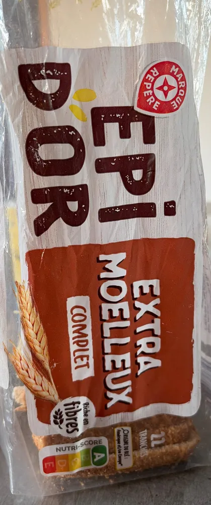 Pain de mie blé complet