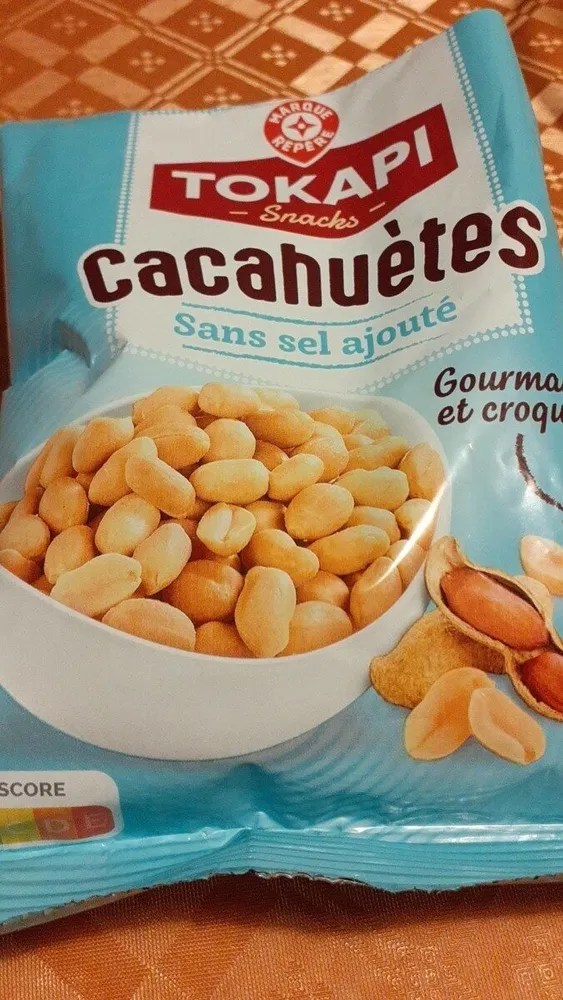 Cacahuètes sans sel