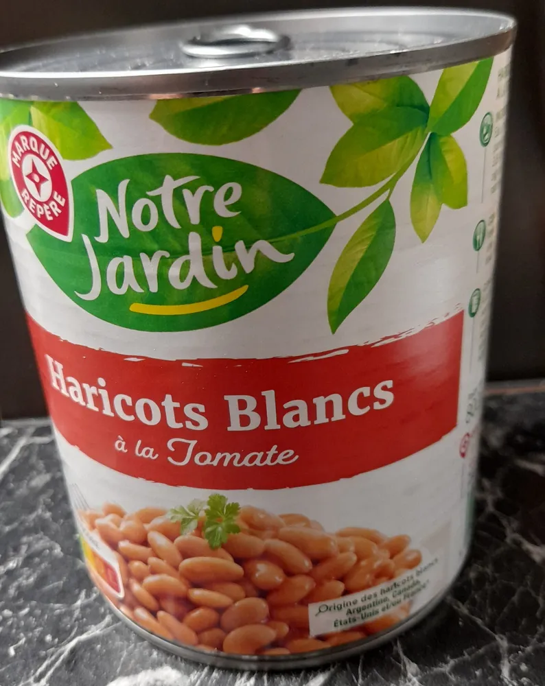 Haricots blancs tomate