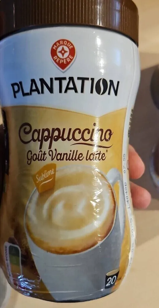 Cappuccino goût vanille laté