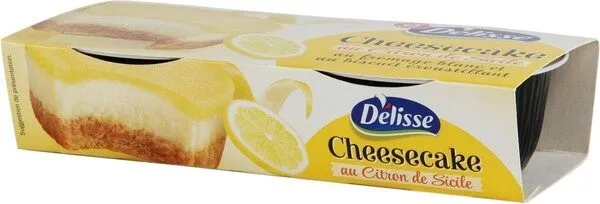 Cheesecake citron au citron de Sicile