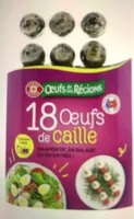Oeufs de caille x 18
