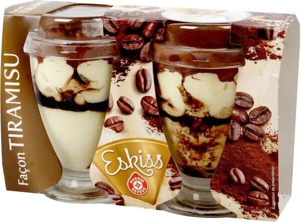 Coupes glacées tiramisu x 2