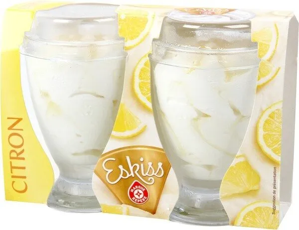 Coupes glacées citron *2