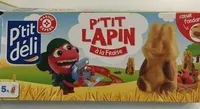 Gâteau fourré à la fraise p'tit lapin