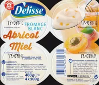 Fromage frais abricot et miel