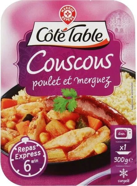 Couscous poulet et merguez surgelé