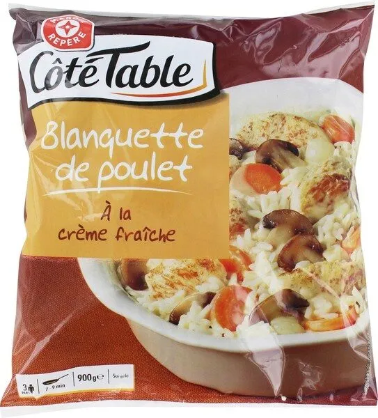 Blanquette de volaille surgelée