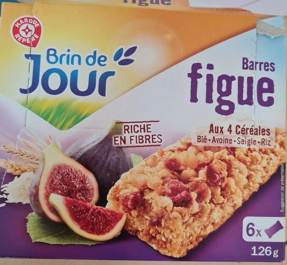 Barres céréales figue x 6
