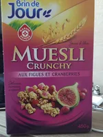 Muesli croustillant aux figues et cramberries