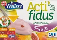 Actifidus ferme avec morceaux de fruits