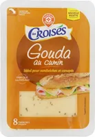 Tranchette de gouda Les Croisés Au cumin 16,8% MG