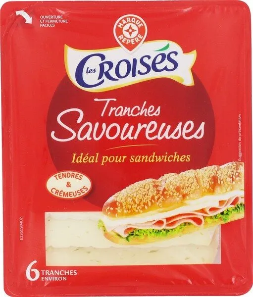 Tranches de fromage le savoureux x 6