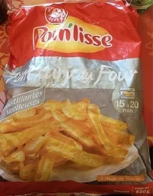 Frites incurvées au four