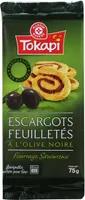 Escargots feuilletés à l'olive noire