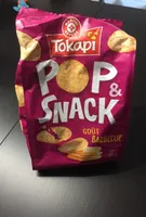 Snack pop goût barbecue