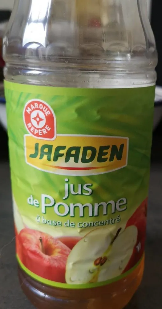 Jus de Pomme à base de concentré