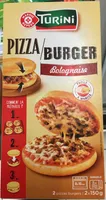 Pizza burger saveur bolognaise x 2