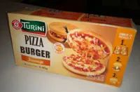 Pizza burger saveur fromage x 2