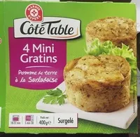 4 Mini Gratins Pomme de Terre à La Sarladoise