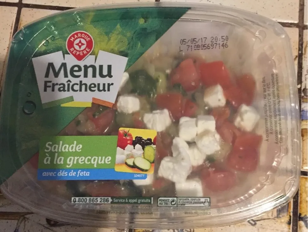 Salade à la grecque avec feta