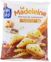 Madeleines Pépites de Chocolat