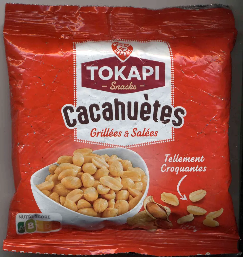 Cacahuètes grillées et salées