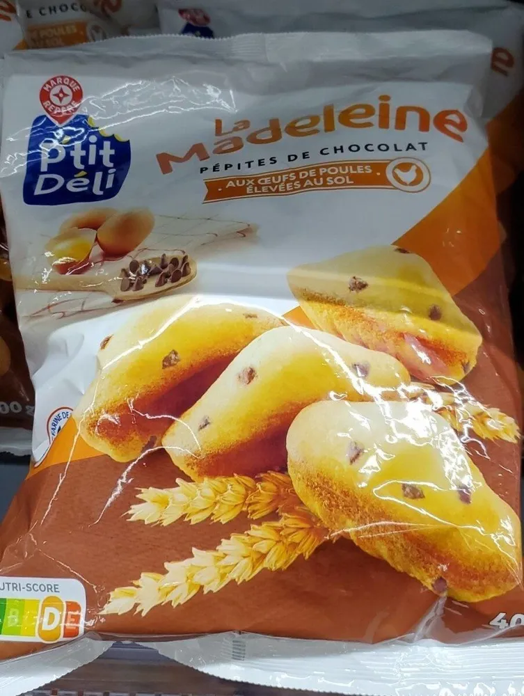 La madeleine pépites de chocolat