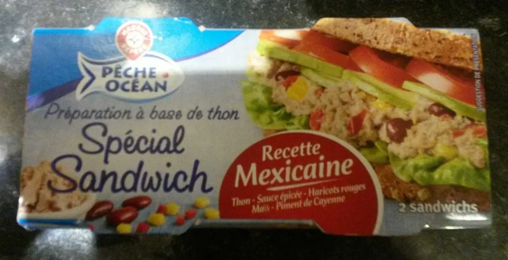 Préparation sandwich au thon recette mexicaine