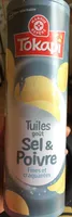 Tuiles goût sel poivre tube