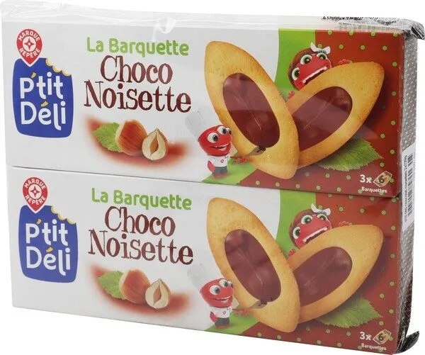 La barquette choco noisette