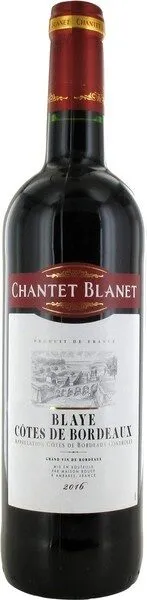 Blaye Côtes de Bordeaux A.O.C. 2016