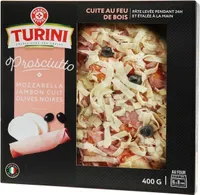 Turini - Prosciutto mozzarella jambon cuit olives noires